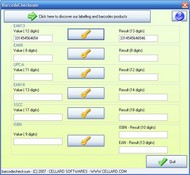 Barcodechecksum screenshot